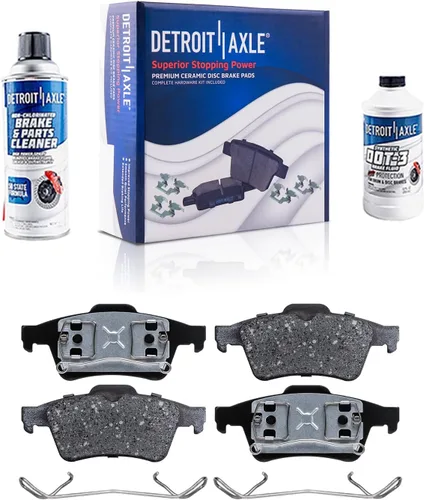 Vista 69 de Detroit Axle - Pastillas de Freno Traseras de Cerámica Izquierda Reemplazo de Pinza para Silverado Sierra Suburban 1500 Tahoe Yukon Escalade ESV EXT