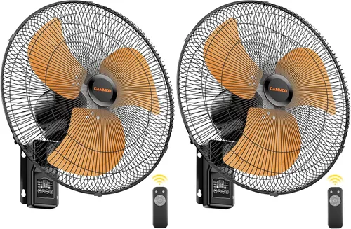 Vista 10 de CAMMOO Ventilador de montaje en pared de 20 pulgadas oscilante, control