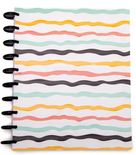 Vista 59 de Talia - Cuadernos de notas con tapas, planificador, personalizables, (Rosa de los 90, Junior (5.5 pulgadas x 8.5 pulgadas))