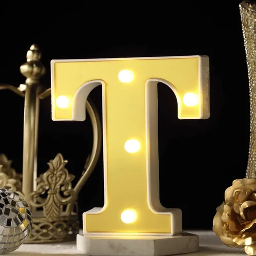 Vista 29 de Efavormart - Letrero 3D con luz LED de 6 pulgadas, color dorado con número 0, espejo frontal blanco cálido, funciona con pilas, brillo 72H