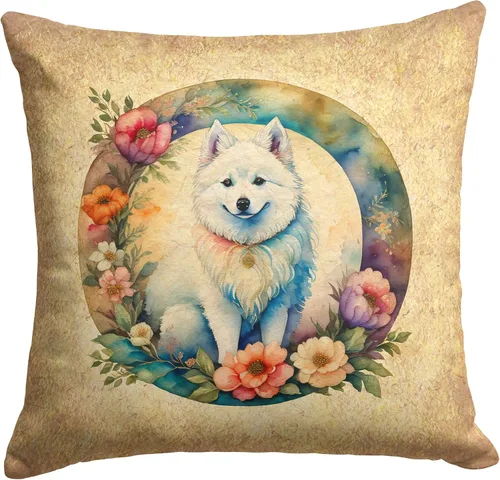 Vista 39 de Caroline's Treasures DAC2072PW1414 Affenpinscher and Flowers - Almohada decorativa de tela, lavable a máquina, para interiores y exteriores