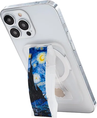 Vista 28 de LoveHandle PRO Compatible con MagSafe Agarre Magnético para Teléfono con Soporte - Montar, Correa y Soporte para Smartphone y Tableta - Anillo