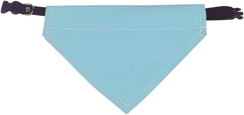 Vista 4 de Muka Bandana de algodón para perro, bufanda de cuello para mascotas, multicolor, negro, S