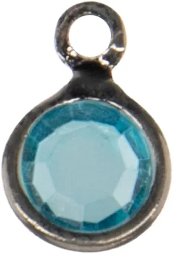 Vista 10 de Craft County Dijes colgantes de piedra natal para hacer joyas, pulseras y collares, disponibles en paquete individual, 5, 10 y 20