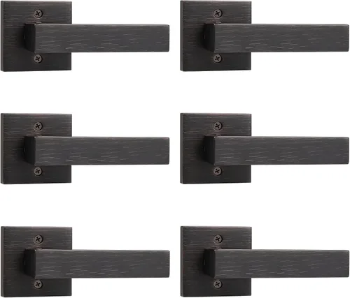 Vista 12 de Probrico - 1 manija inactiva dorada para puerta, moderna, para armario, resistente, para interior, sin giro, reversible para lado derecho e izquierdo