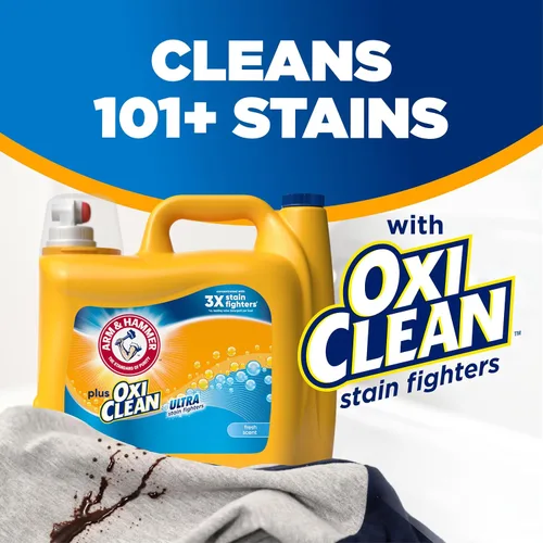 Vista 6 de ARM & HAMMER Plus OxiClean Ultra Stain Fighters - Detergente líquido
