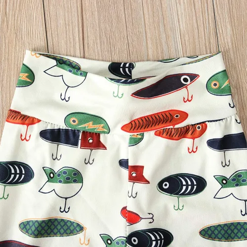 Vista 6 de ZEFOTIM Trajes de bebé recién nacido, ropa de mameluco con estampado de niñas y niños, conjunto corto