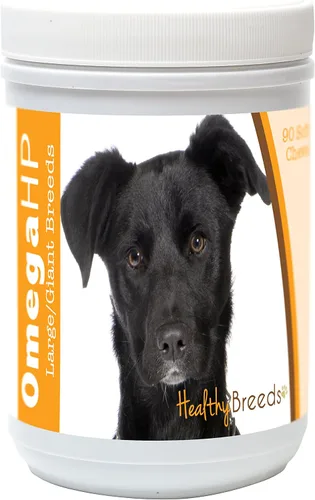 Vista 203 de Healthy Breeds Affenpinscher Omega HP - Masticables suaves para piel y pelaje, 60