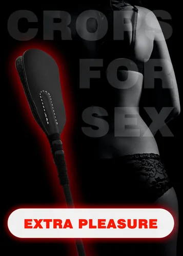 Vista 4 de Sex Whip for Spanking BDSM Flogger 20" Red, Sexy Riding Crop for Adults Bedroom - Sex Toys for Men, Women, Couples