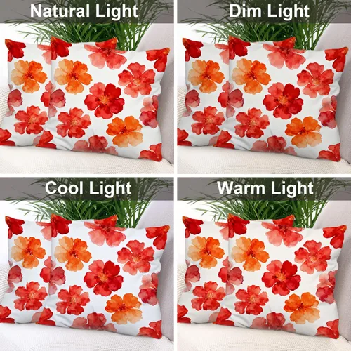 Vista 84 de Batmerry Autumn Pumpkin Templeton Throw Pillow Covers, Green Leaves Paths Forests Decorative Pillow Covers Digital Printing Blended for Couch Sofa