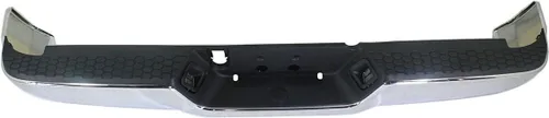 Vista 6 de ACANII - Para Dodge Ram 1500 10-12 Ram 2500 3500 2009-2018 Pickup completo de acero cromado trasero parachoques trasero