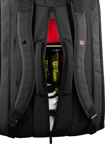 Vista 7 de Wilson CLASH V3 15PK Tennis Racquet Bag, Black