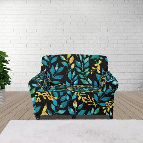 Vista 64 de ZOUTAIRONG Fundas elásticas para sofá con estampado de ramas de camuflaje 3D para sofá, funda para muebles de un solo cojín, decoración del hogar u