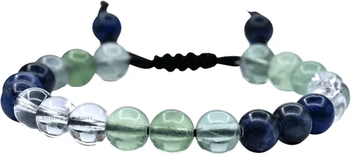 Vista 46 de Amazing Gemstone Pulsera de control de ira – Howlita Amazonita Lava Juego de pulseras para hombres y mujeres, curativa, calmante, ansiedad, alivio