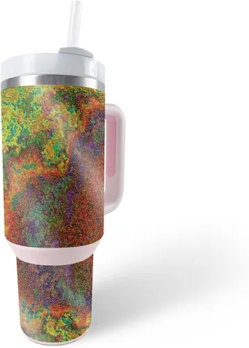 Vista 13 de MightySkins - Vaso con purpurina brillante compatible con Stanley The Quencher H2.0 FlowState de 40 onzas, parte trasera de cascabel, acabado