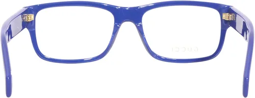 Vista 4 de Gucci GG1141O-002 - Gafas de hombre estrechas azules Azul Patchwork 56mm