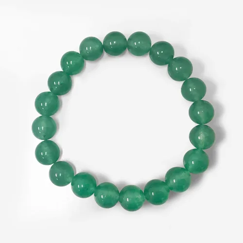 Vista 428 de Gem Avenue Handmade Round Bead Stretch Bracelet Unisex Natural Stone Beaded Jewelry for Men & Women, Elastic Wristband for Daily Wear
