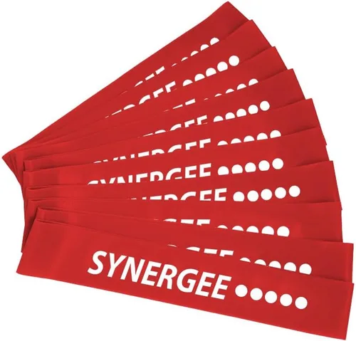 Vista 8 de Synergee Mini bandas de resistencia para ejercicio físico que funcionan mejor cuando entrenas en casa o en el gimnasio