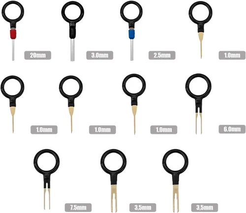 Vista 3 de 82 herramientas de extracción de terminales, kit de herramientas de extracción de pines de conector eléctrico, herramienta extractor de pines