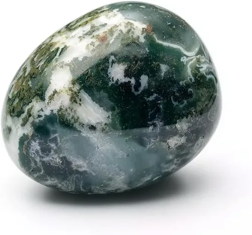 Vista 41 de Piedras de cristal de amatista pulidas - 1 pieza de 1.2" Piedra de preocupación para ansiedad, piedra de palma de bolsillo super grande, piedras