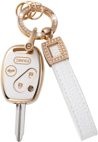 Vista 42 de Funda para llavero de Mercedes Benz con cordón de cuero, funda compatible con Mercedes Benz 2017-2021 Clase E 2018-2021 Clase S A Clase C Clase G