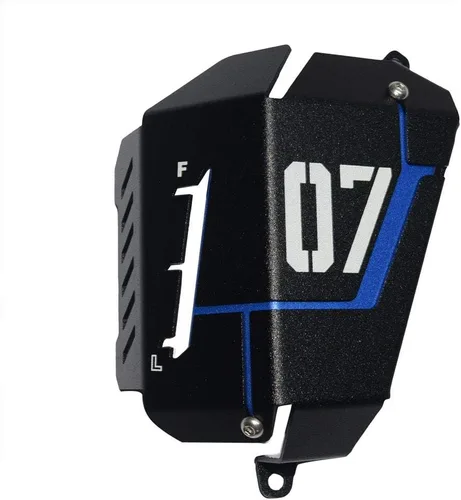 Vista 7 de Radiador Refrigerante de agua Resevoir Tank Guard Cover para Yamaha MT-07 FZ-07 MT07 FZ07 2013-2016 2014 2015 motocicleta (dorado)