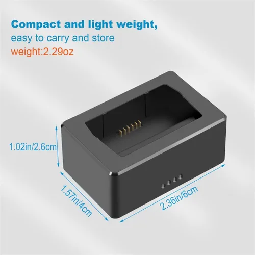 Vista 4 de Mavic Mini 3 Pro Accessories Cargador de batería USB, concentrador de carga de batería con dos cables de carga para DJI Mini 3 Pro, soporte QC3.0 PD