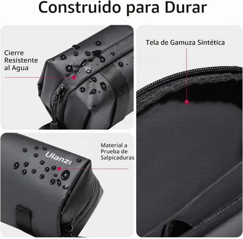 Vista 6 de ULANZI PK-04 Bolsa de transporte para DJI Osmo Pocket 3, estuche de almacenamiento portátil, protector para DJI Osmo Pocket 3 Creator Combo