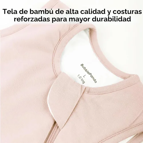 Vista 5 de Saco de dormir de rayón hecho de bambú, de 0 a 6 meses, 2.5 tog para invierno, cálido y ultrasuave, manta vestible para bebé, saco de dormir de 0 a