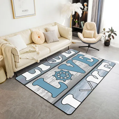 Vista 42 de jejeloiu Alfombra para sala de estar de animales de la selva para niños, 3 x 5, alfombra de área de tigre para niños, niñas, adolescentes