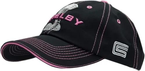 Vista 7 de Shelby Super Snake Black con gorro rosa para mujer Producto oficial Shelby Ajustable, talla única, Rosado