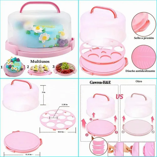 Vista 4 de Kit de decoración de pasteles, suministros para hornear Azul
