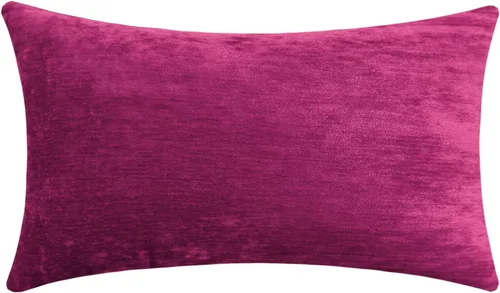 Vista 9 de Jeneoo - Fundas de almohada decorativas rojas brillantes de chenilla suave, fundas de cojín cómodas y sólidas para sofá de sala de estar