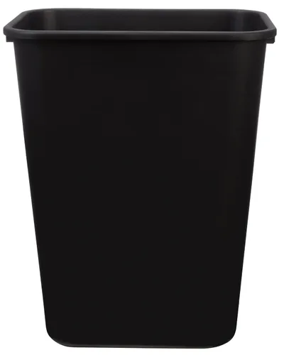 Vista 9 de Amazon Basics Cubo de basura pequeño, papelera rectangular para oficina comercial, 3 galones (paquete de 2), color negro