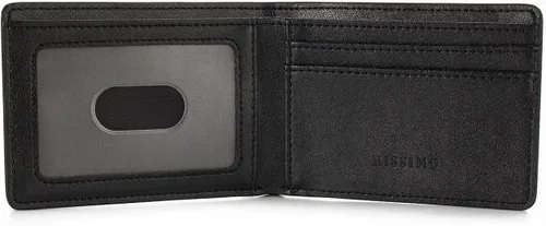 Vista 4 de Cartera delgada con bolsillo frontal para hombre con bloqueo RFID