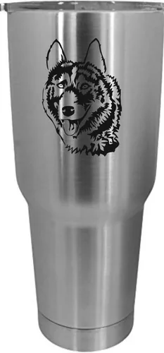 Vista 340 de Cairn Terrier - Vaso grabado con temática de perro, 30 onzas