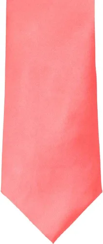 Vista 518 de tiemart Corbata de color sólido para hombre Longitud estándar