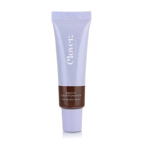 Vista 18 de Clover Skin Is In Serum Foundation Suero facial hidratante, base ligera, libre de crueldad animal y vegano, con escualano y cera de semillas de 10
