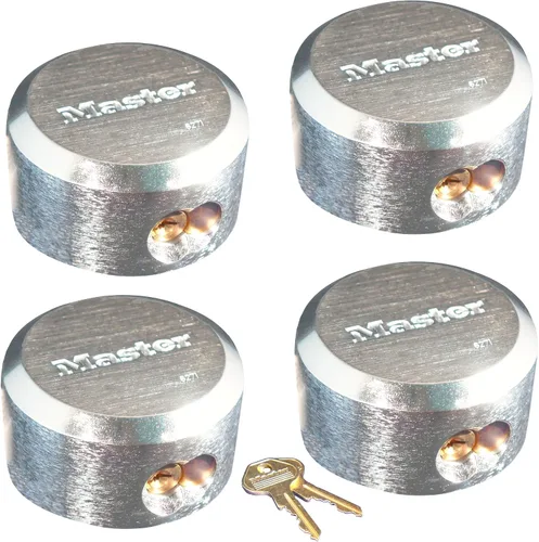 Vista 5 de Keyed Alike 6271NKA-2 candado maestro con grillete oculto, candados resistentes a los golpes