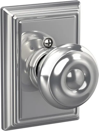Vista 35 de SCHLAGE F10 GEO 716 Pomo de Puerta Georgiano, Cerradura de Paso para Pasillo y Armario, Bronce Envejecido (Paquete de 4)