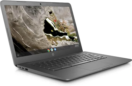 Vista 3 de HP Chromebook 14A G5 Laptop 14 pulgadas HD 1366 x 768 AMD A4-9120C procesador AMD Radeon R4 Graphics 4GB DDR4 RAM 32GB eMMC 1.6 GHz Chrome OS Wi-Fi