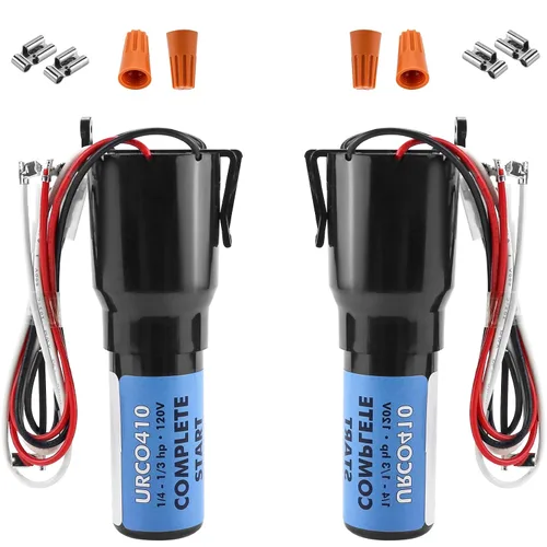 Vista 9 de URCO410 Kit de condensador de arranque duro 3 en 1 para refrigeradores por