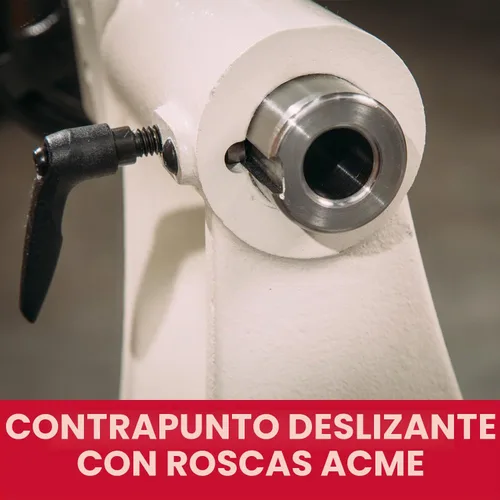 Vista 6 de JET 18" x 40" EVS Torno para carpintería, 2 HP, 230V 1Ph (Modelo JWL-1840EVS)
