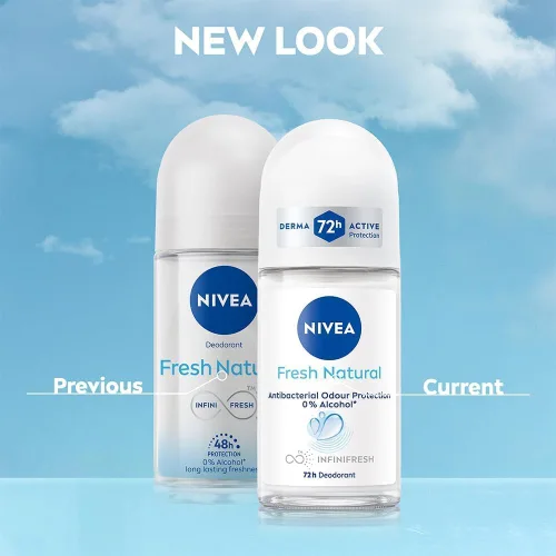 Vista 3 de Fresh Natural 48 Horas Desodorante Rollo en 1.7 fl oz (3 unidades)