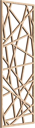 Vista 20 de Conway Paneles de pared decorativos de madera con calado, 9 3/8 pulgadas de ancho x 24 3/8 pulgadas de alto x 1/4 de alto, aliso
