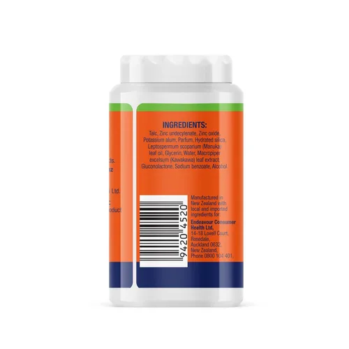 Vista 2 de Gran's Remedy Polvo perfumado para pies, eliminador de olores eficaz y desodorante de zapatos que absorbe la humedad para zapatos y pies, frescura