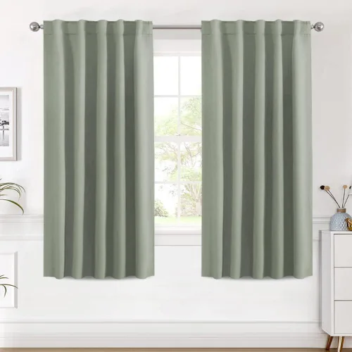 Vista 34 de H.VERSAILTEX Cortinas Opacas con Aislamiento Térmico, Paneles de Tratamiento de Ventanas que Oscurecen la Habitación, Cortinas Opacas para Sala
