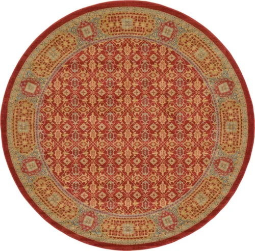 Vista 26 de Unique Loom Palace Collection - Alfombra de área Jefferson (2 pies x 3 pies 1 pulgada, rectangular, crema/caramelo)