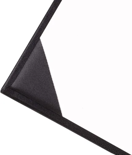Vista 3 de Cubierta para diploma de 8.5 x 11 pulgadas, cubierta de graduación, certificado, portadocumentos de cuero liso, tamaño carta Negro C