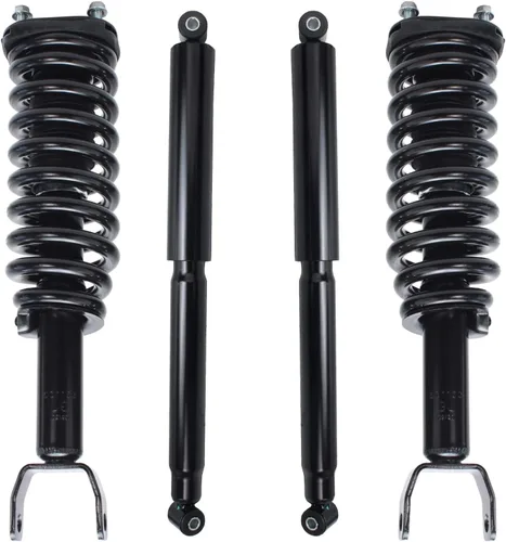 Vista 49 de Detroit Axle - Kit de 4 puntales para Ford Escape 2014-2019, 2 amortiguadores traseros ensamblaje 2 puntales delanteros y resortes helicoidales 2015